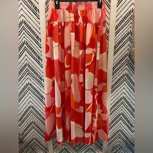 Vibrant Floral Maxi Skirt